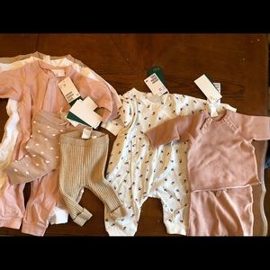 NWT H&M baby girl clothes lot
